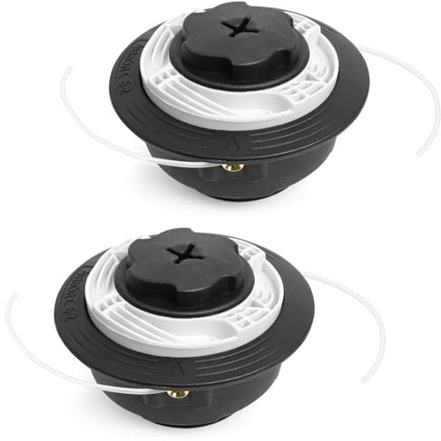 2 Pièces AutoCut C6-2 Tête pour Stihl Débroussailleuse, Tête de Coupe Universelle pour Stihl FS38, FS40, FS45, FS46, FS50, FSA60R