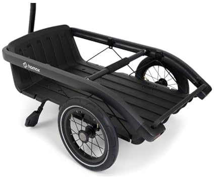 Hamax - Venture Cargo-Anhänger – max. Belastung 60 kg – Zubehör: Haken, Sandow, Bezug – kompaktes Design – ideal für Radfahrer und Wanderer