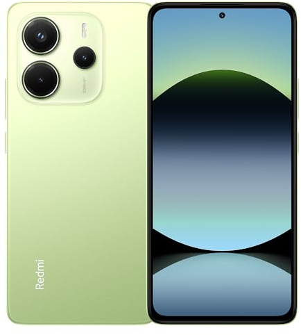 XIAOMI Redmi Note 14 4G Smartphone 8GB +256GB 120Hz Eye-Care Display MediaTek Helio G99-Ultra 5500mAh Battery with 33W Turbo Charging, Charger Included (Green)