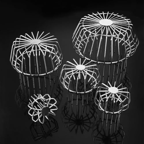 ZYNCUE Edelstahl-Dachrinnenschutz, Sieb für Abflussrohre, 50/75/110/160/200 mm, Ballon-Netzfilter für Spüle, mit Anti-Verstopfungs-Design
