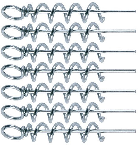 K.P Baits Shallow Screw Spirale für Gummifische Big Baits 7 Stück 5 cm