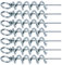 K.P Baits Shallow Screw Spirale für Gummifische Big Baits 7 Stück 5 cm
