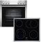 Neff XE1 sets de electrodoméstico de cocina Cerámico Horno eléctrico - Sets de electrodomésticos de cocina (Cerámico, Vidrio y cerámica, Negro, 2000 W, Tocar, 58,3 cm)