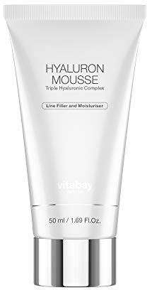 Vitabay Hyaluron Mousse 50 ml • Feuchtigkeitsspendende Tagespflege mit 3-fach Hyaluronsäure 50 ml