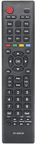 ALLIMITY ER-22601B Control Remoto Reemplazar por Hisense TV H32MEC2150S H40M2100S H32N2105S H43N2100S H39N2110S HE43M2165FTS H32N2100S H49NEC2000S LHD32D50TS H39A5100 H49N2100S LHD24D33NSEU ER22601B