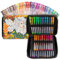 Colorya Gelstifte Set - 36 Metallic & Glitzer Gelstifte mit Tragetasche - Perfekt für Malbücher für Erwachsene, Mandala Ausmalen, Bullet Journals, Zeichnen, Fotoalben, Basteln, Kritzeln