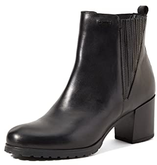 Geox D New Lise Np Abx A, Stivaletti Donna, Nero (Black), 38 EU