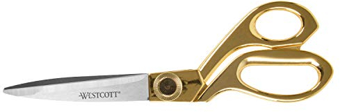 Westcott 17196 20,3 cm Edelstahl Gold Schere für Büro und Zuhause