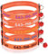 Brillianne Personalisierte Katzenhalsbänder mit Glocke, Breakaway Schnellverschluss, Nylon, Einstellbar 8-11 Zoll, Orange