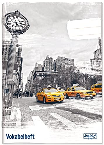 Universal Vokabelheft Maxi A4 5th Avenue mit 3 Spalten by Häfft 64 Seiten - nachhaltig & klimafreundlich