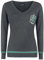 Harry Potter Serpentard Femme Pull tricoté Gris chiné XS