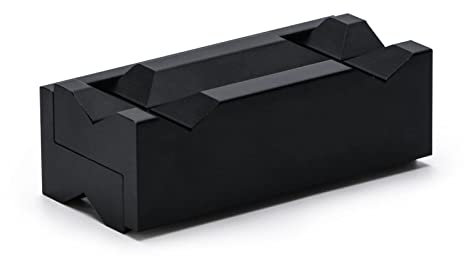 QINQIN Fuel supply and processing Aluminum Line Separator Vise Jaw Protective Inserts Magnetized Fit For AN Fittings With Magnetic Back (Color : Black Without Logo)