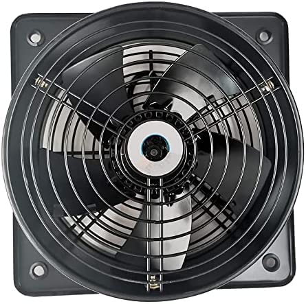 Be4ever - Ventilatore industriale per aspirazione industriale, ventilatore di scarico industriale, aspiratore con griglia, adatto per hotel, casa, bagno, officina, durevole e a basso rumore