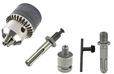 CHANCS 1/2-20UNF Bohrfutter 3.0mm-16mm Bohrerzubehör mit Elektrohammer SDS mit rundem Schaft Elektrohammer SDS mit quadratischem Schaft Bohreradapter 1/2 Converter