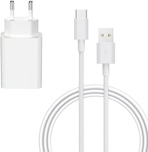 Ladekabel mit Ladegerät Compatible Avec Samsung Galaxy S22 S21 S20 S23 S24 FE 5G A15 A16 A51 A52 A53 A54 A55 A35 A25 Schnellladekabel Typ C mit Schnellladegerät USB C Fast Charger Adapter