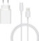 Ladekabel mit Ladegerät Compatible Avec Samsung Galaxy S22 S21 S20 S23 S24 FE 5G A15 A16 A51 A52 A53 A54 A55 A35 A25 Schnellladekabel Typ C mit Schnellladegerät USB C Fast Charger Adapter
