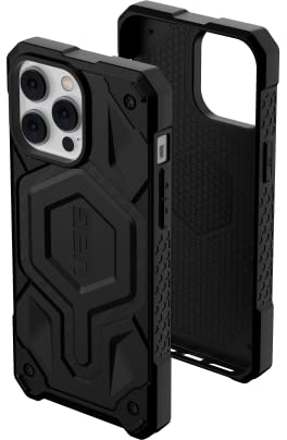 URBAN ARMOR GEAR UAG Designed for iPhone 14 Pro Max Case Carbon Fiber 6.7 Monarch Pro Build-in Magnet Compatible with MagSafe Charging Rugged Shockproof Dropproof Premium Protective Cover