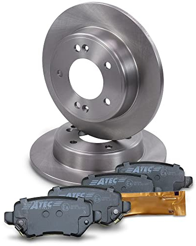 ATEC Germany Bremsenset Hinterachse inkl. Bremsscheiben Ø 262 mm Voll + | Kompatibel mit: KIA CEE'D, CEE'D Sportswagon
