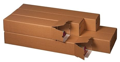 karton-billiger | Planbox Versandhülse Versandrohr Posterverpackung Wellpappe | Verlängerbar | 5 verschiedene Längen | 435mm-1005mm (610 x 105 x 105mm, 100)