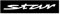 Klebefolie, Aufkleber, Sticker Simson Star SR4-2 - negativ Schwarz - für Tank, Kraftstoffbehälter 180 x 40mm