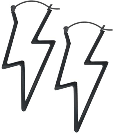 Wildcat Ohrringe - Thunderbolt Hoops | Chirurgenstahl 316L - hautverträglich, langlebig, wasserfest