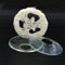 2-Pack Candle Ring Tempered Glass Bobeches for 7/8 Candle Wax Drip Catcher Candle Drip Guard with A Clean Loofah