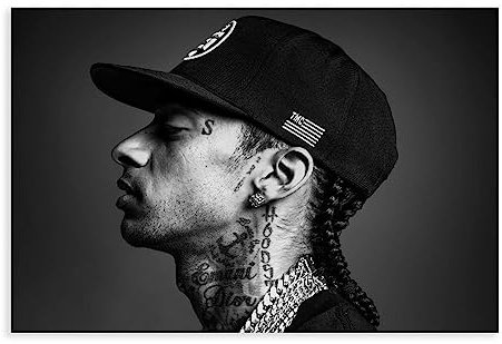 Hip-Hop-Künstler Nipsey Hussle Leinwand-Poster, Schlafzimmer-Dekor, Sportlandschaft, Büro, Raumdekoration, Geschenk, ungerahmt, 20 x 30 cm