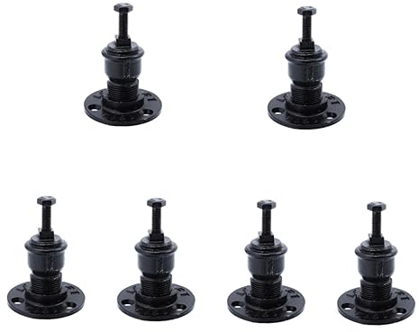 Housoutil 6 Piezas Soporte De Escalera De Barandilla De Pasamanos De Alta Resistencia Pretil Manguera Plana Soporte De Pasamanos Planchar Estante De Madera Metal