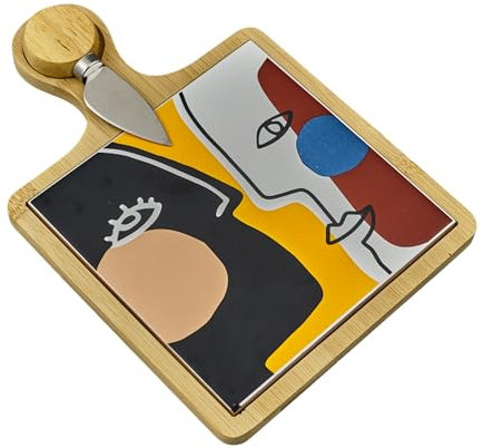 Doni Bomboniere Comunioni Tagliere con Base in Legno Regalo Utile E Raffinato Arte Battesimi Matrimonio Nozze Oro Argento Stile Utensile da Cucina Design per Le tue Ricette. Disegno Stilizzato