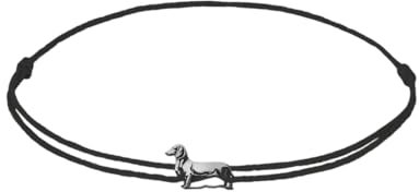 ZILIA Dachshund Dog Bracelet black M