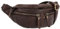 Gusti Bauchtasche Leder - Acton Damen und Herren Gürteltasche Ledertasche Vintage Braun Leder