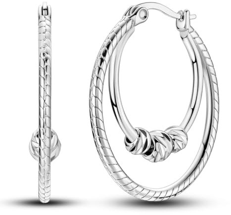 NARMO Ohrringe für Frauen 925 Sterling Silber Creolen Ohrringe