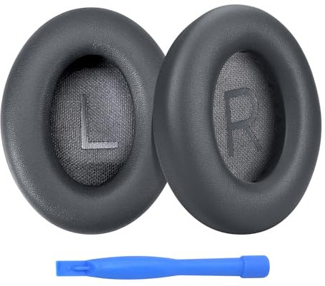 MMOBIEL Ear Pads Replacement for Bose NC700 / Bose 700 Noise Cancelling Headphone Memory Foam and Protein PU Ear Pad Cushions - Noise Isolation Earpads Replacement – Dark Grey