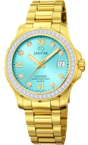 JAGUAR Uhr Für Damen J895/5 Executive Gold Edelstahl Case GoldEdelstahl Band