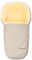 Hofbrucker® Neu Premium Kinderwagen Fußsack für Herbst/Winter/Frühjar aus Lammfell für Kinderwageneanne & Maxi Cosi 0-10 Monate mit abnehmbaren Decke (beige)