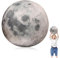 ISOYTERO Süße Kissen Mond plüschweiche Planet Kissen für Couch 11 in Dia..Erlernen von Bildungs ​​Solarsystem Globe Fun Throw für Kinder Planet Spielzeug süß