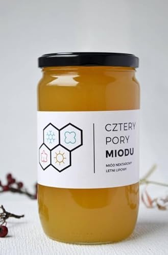 Cztery Pory Miodu Honig Set 3x1kg - Honigtau-, Wald- & Lindenhonig, roh | Naturbelassene Rohhonige ohne Zusätze vom Imker aus Polen, von mild bis kräftig, Probierset & Geschenk