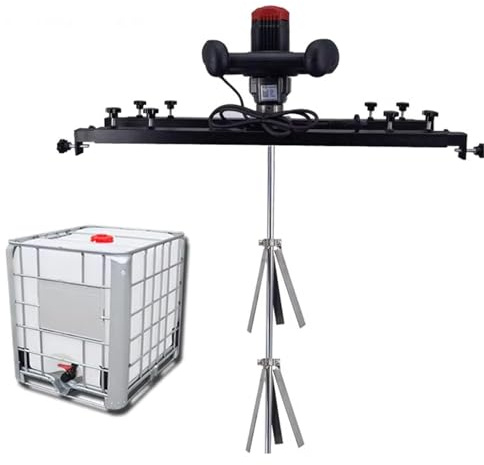 GTHTUHFD IBC Paint Mixer, 3000W Electric Tank Mixer Machine, with Folding Propeller, for Paint, Glue, Resin, Laundry Detergent Mixing