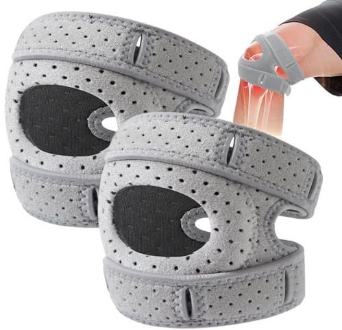 XUDUOO Knee Brace, 2PCS Knee Support for Men Woman, Adjustable Knee Support Sleeve Brace for Running Soccer Basketball Workouts