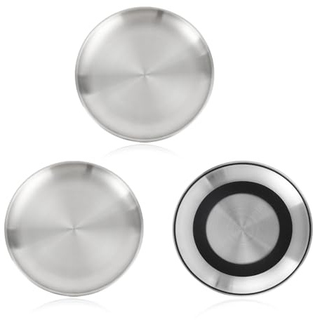 3 Pcs Shallow Cat Bowl, 6.7 Stainless Steel Cat Bowl Stainless Steel Bowls for Indoor Food Feeding