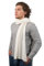 Dalle Piane Cashmere - Schal aus 100% Kaschmir - Made in Italy - für Mann/Frau, Farbe: Creme, Einheitsgröße