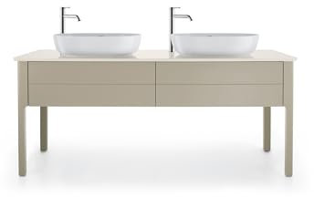 Duravit Duravit Waschtischunterbau LUV 743 x 1783 x 570 mm taupe seidenmatt