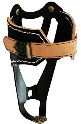 Flaschenhalter Aluminium Leder Trinkflaschenhalter Fahrrad Getränkehalter Retro