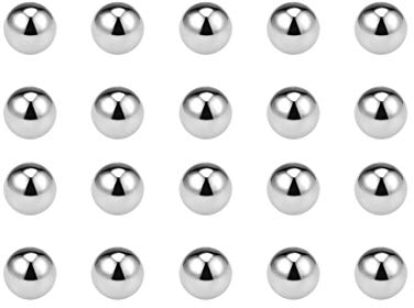 sourcing map 50Stk. Präzision Kugeln 1.5mm Fest Chromstahl G10 für Kugellager Schlüsselanhänger Rad