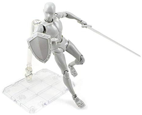Body Kun DX Set Männlich & Weiblich Actionfigur Modell Set für SHF Body Kun Puppe PVC Body-Chan DX Set 2.0, PVC Movebale Actionfigur Modell für SHF Geschenke (männlich)
