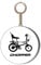 Gift Insanity RALEIGH CHOPPER BLACK 58mm CHAIN KEYRING BOTTLE OPENER