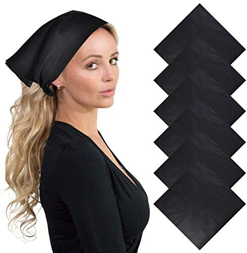 Basic Sense Bandana, Unisex, einfarbig, 100 % Baumwolle, für Kopf, Hals, Handgelenk, Armband, Schal, 55 x 55 cm