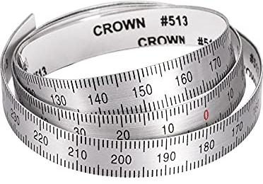 sourcing map Zentrales Findungslineal, 250 mm - 0–250 mm, selbstklebendes Tischmaß, Aluminium-Schienenlineal mit Löchern (von der Mitte).