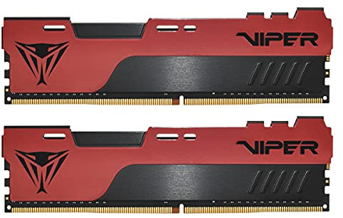 Patriot Memory Viper Elite II DDR4 2666 32Go (2x16Go) C16 Mémoire RAM Haute Performance XMP 2.0 Noir/Rouge