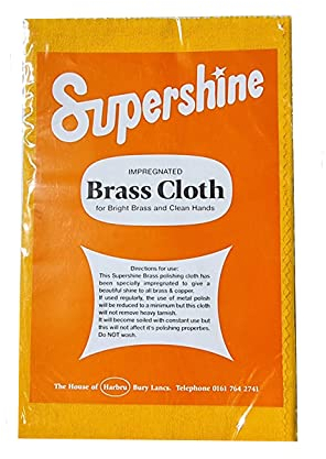 Professionelles Messing-Poliertuch, imprägniert, 44 x 31 cm